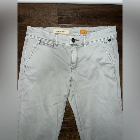 Anthropologie Pilcro And The Letter Press Hyphen Gray Jeans - Picture 2 of 9